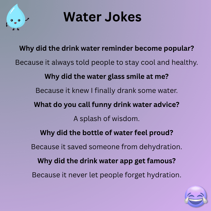 Drink Water Jokes
