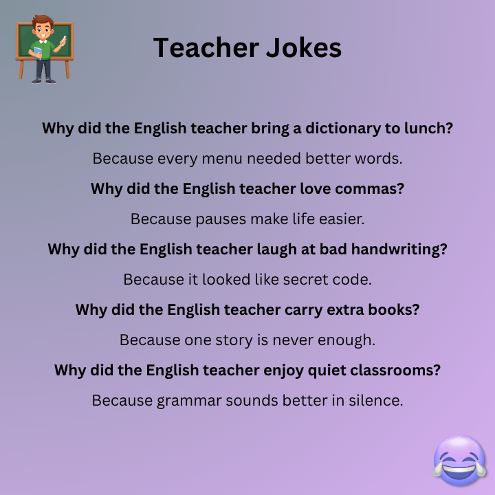English Teacher Jokes