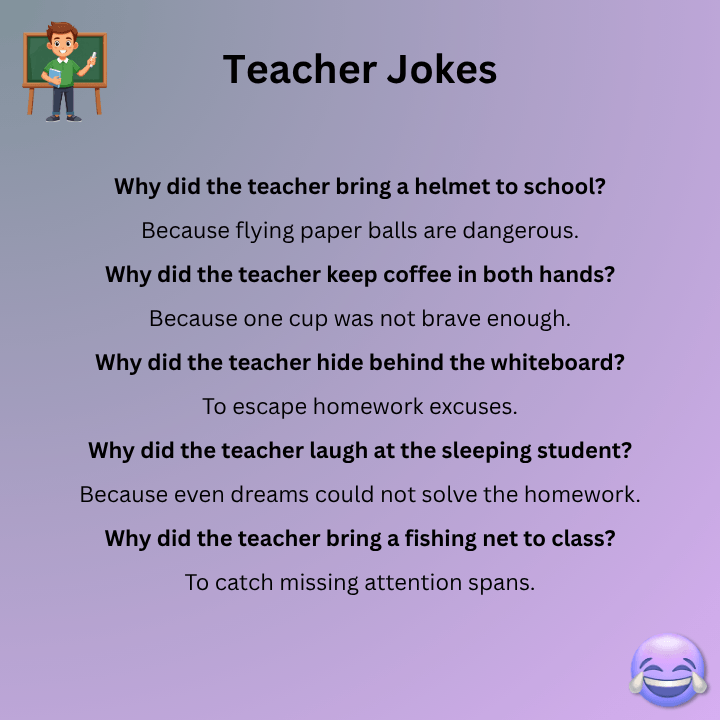 Funniest Teacher Jokes