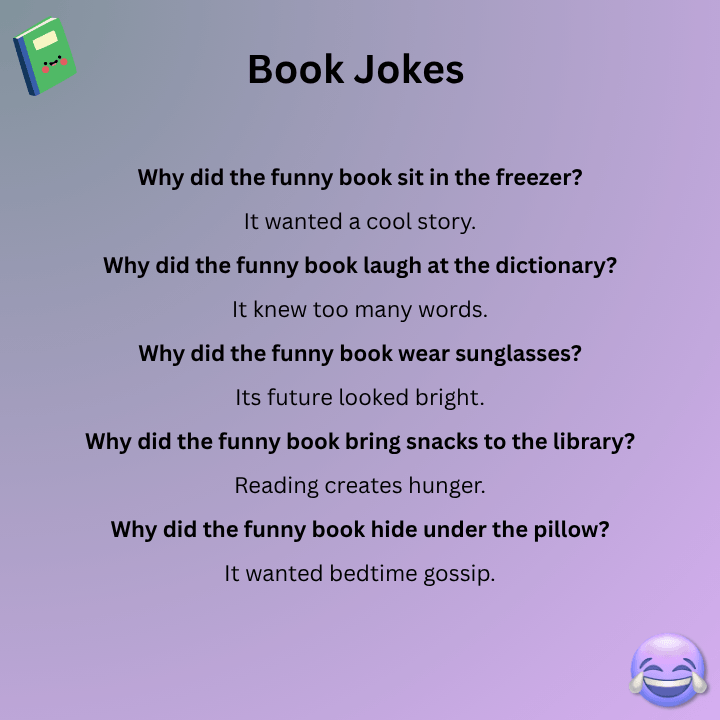 Funny Book Jokes