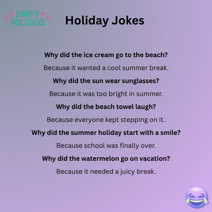 Funny Summer Holiday Jokes