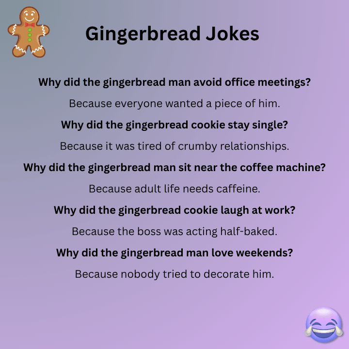 Gingerbread Jokes For Adults