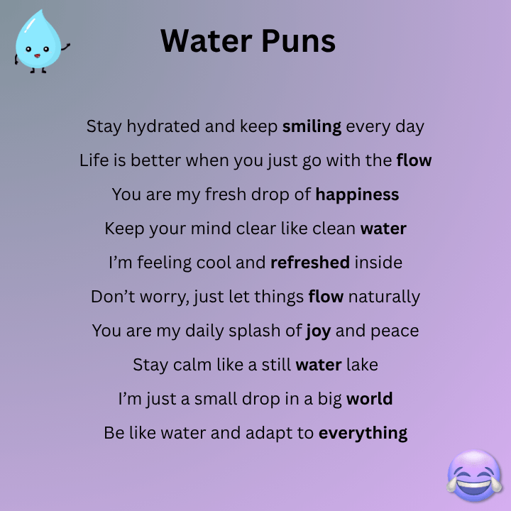 Good Water Puns
