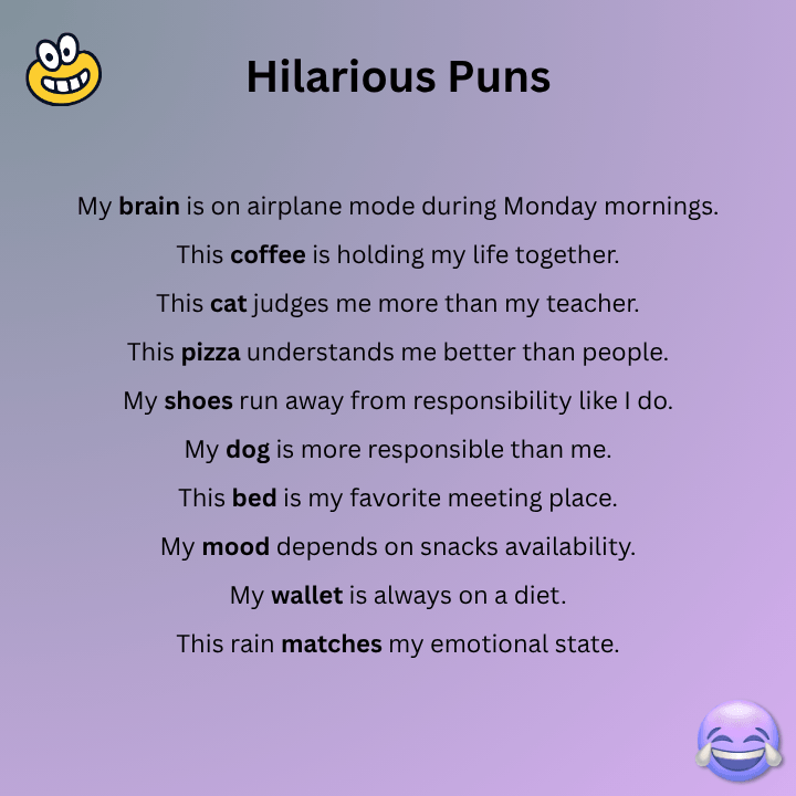 Hilarious Puns