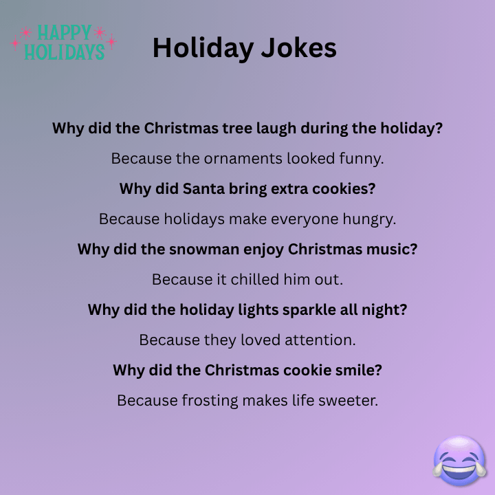Holiday Jokes Christmas