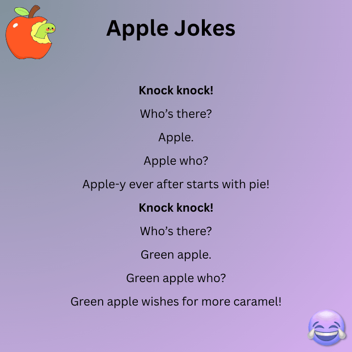 Knock Knock Apple Jokes