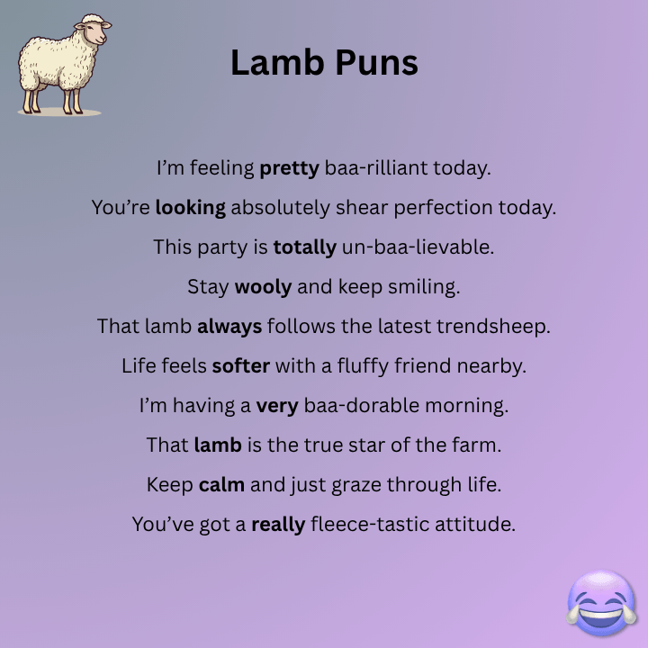 Lamb Puns