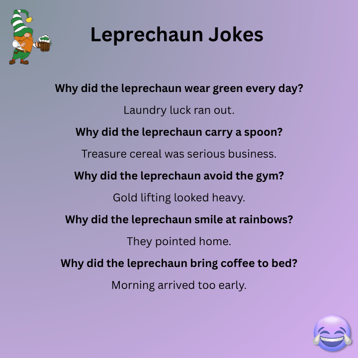 Leprechaun Jokes One Liners