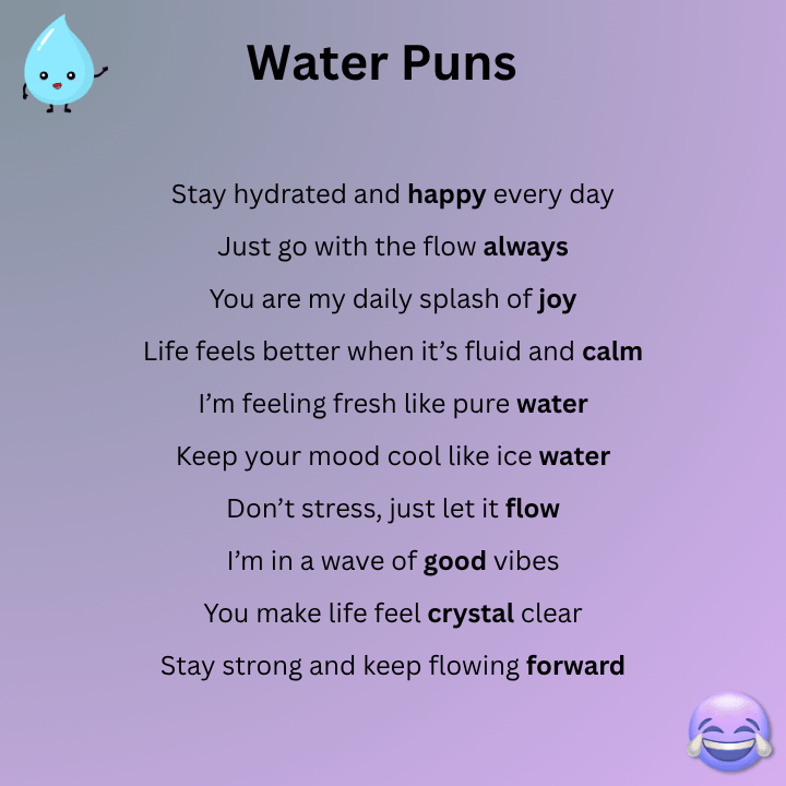 Short Water Puns