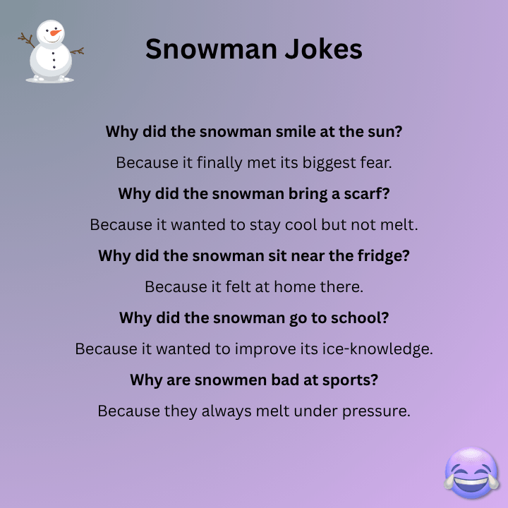 Snowman Jokes