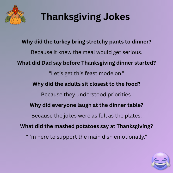 Thanksgiving Jokes Adults