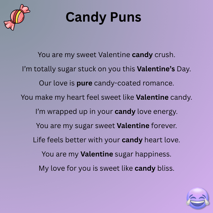 Valentines Day Candy Puns