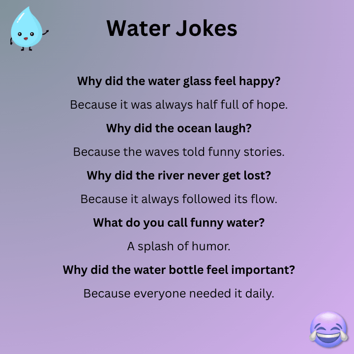 Water Jokes One Liners
