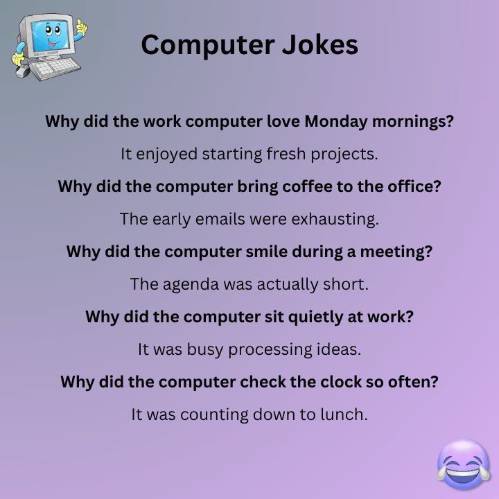 Computer Jokes For Work