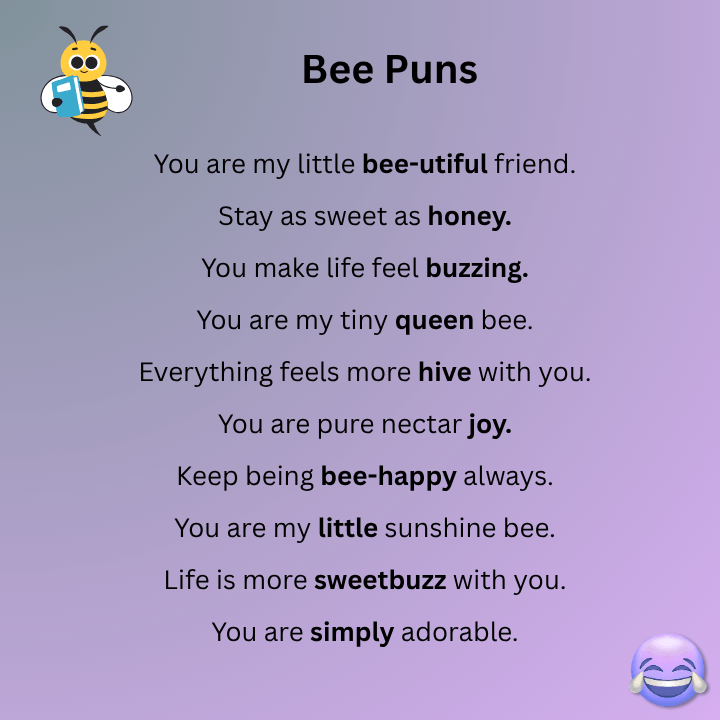 Cute Bee Puns