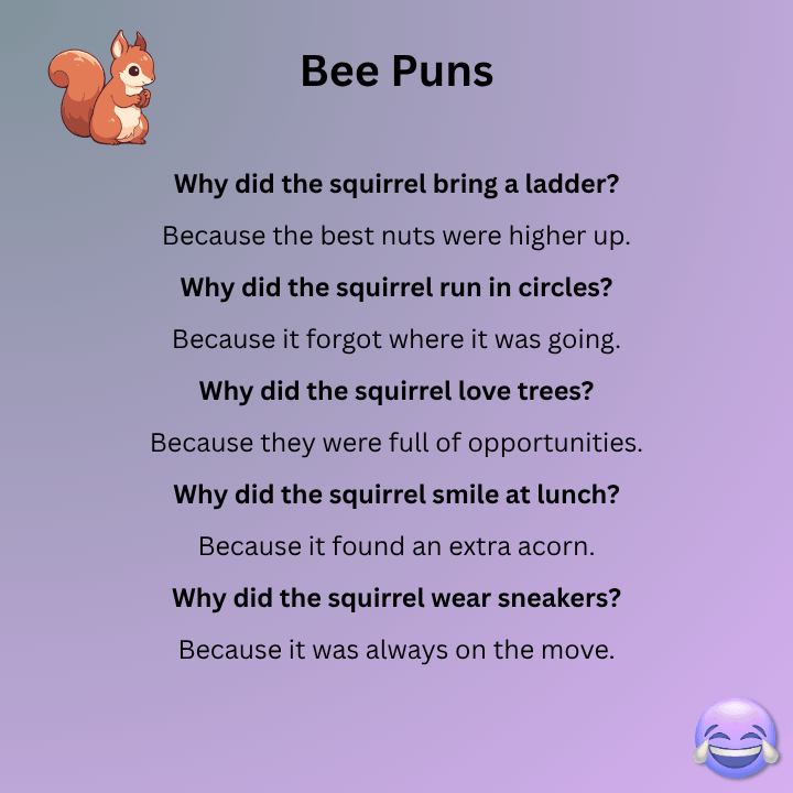 Squirrels Jokes One Liners